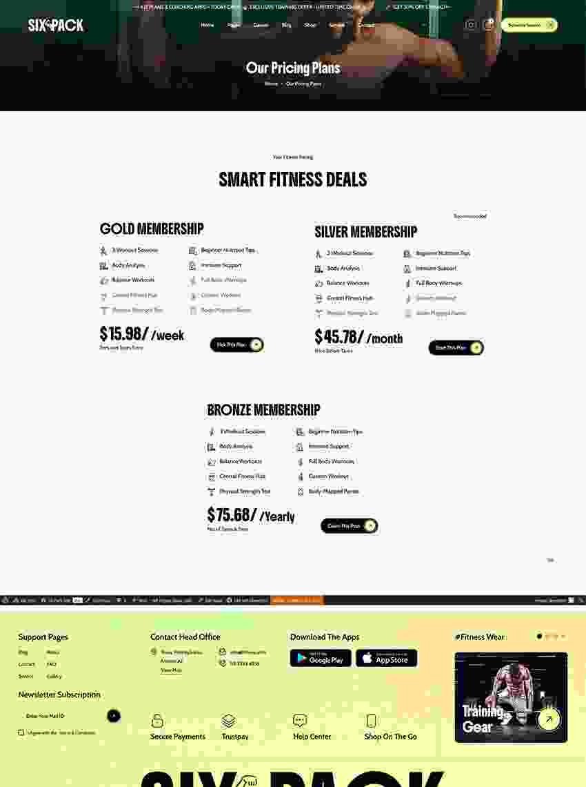 Pricing-Plan-page